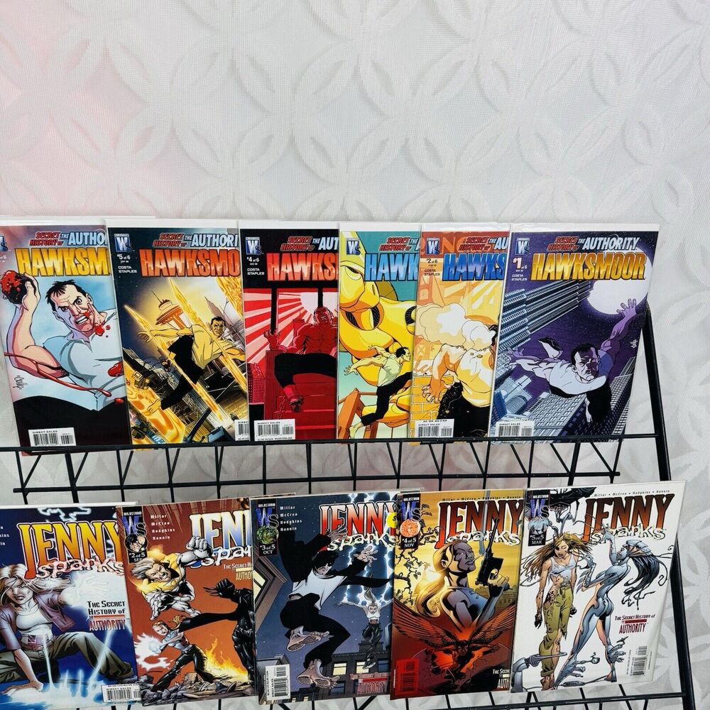 Jenny Sparks Secret History of the Authority 1-5 & Hawksmoor 1-6 Lot (Wildstorm)